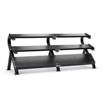 3-Tier Flat 5 to 100lb Dumbbell Tray