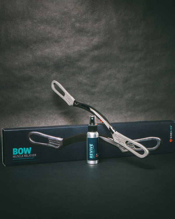 Bow Muscle Scraper (Starter) 1 x bow tool, 1 x oasis gel