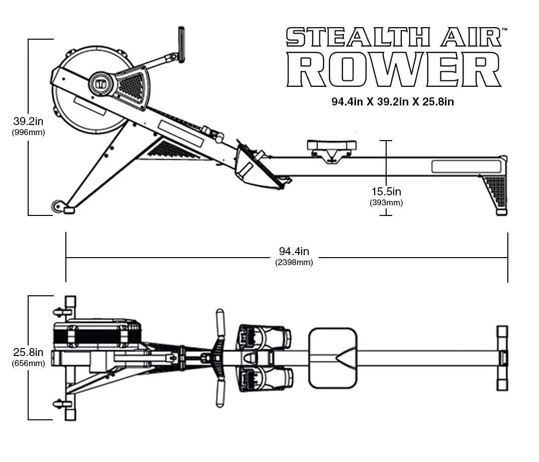 Torque Stealth Air™ Rower