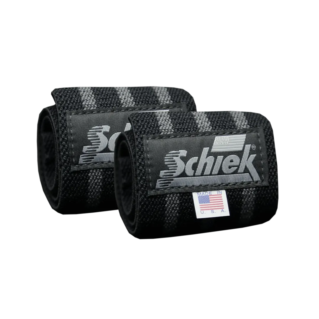 Schiek 18" Heavy Duty  Blackout Wrist Wraps