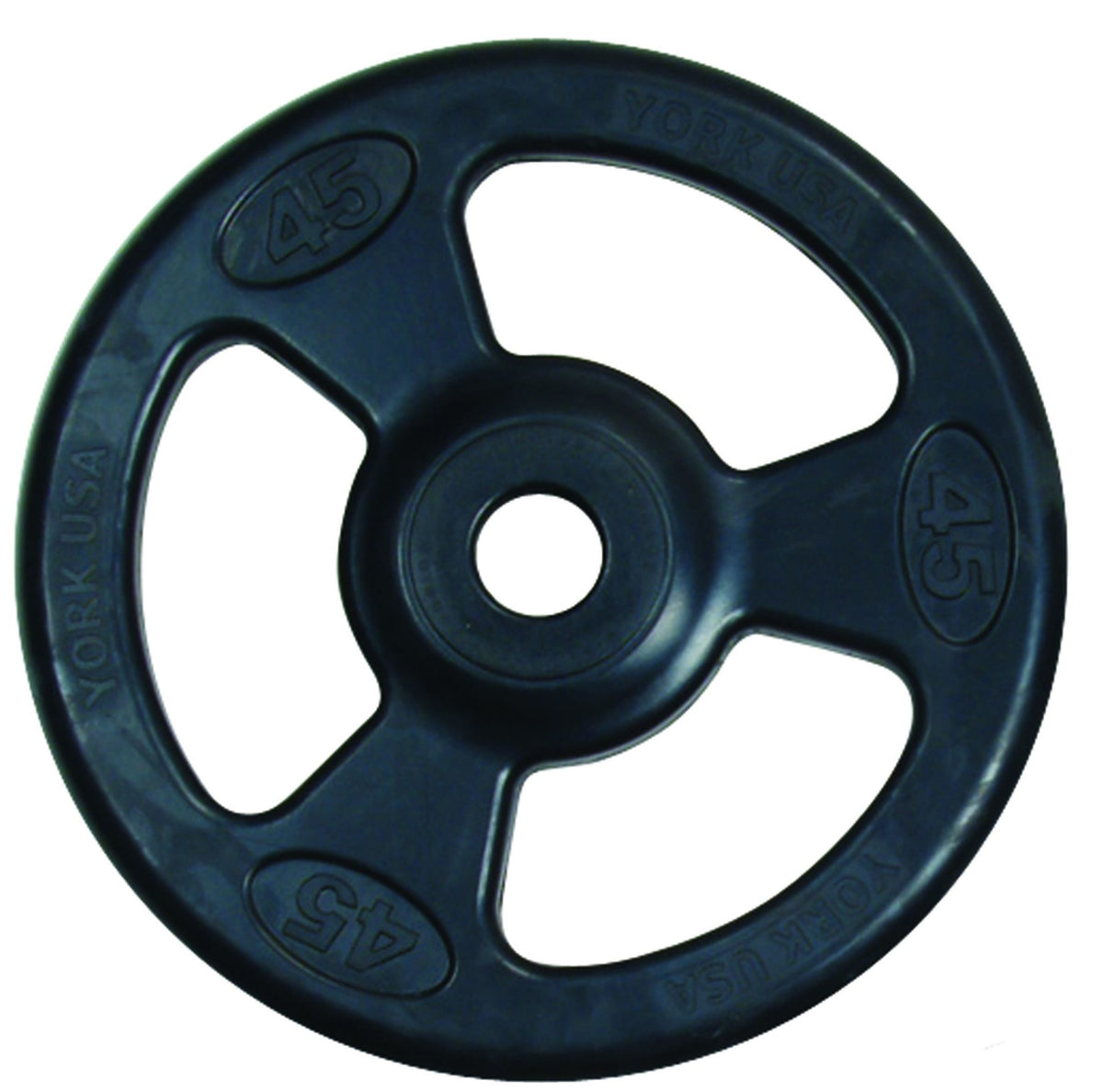 Rubber Encased Olympic ISO Grip Plate 2 inch