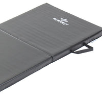 2x6' x 2" Folding Black Exercise Mat