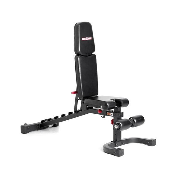 XM100 FID Bench takes optional leg ext/curl and arm curl