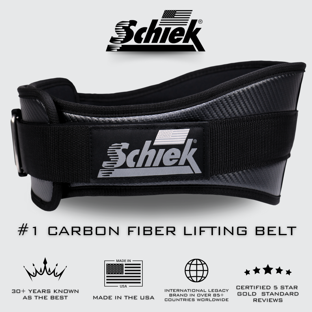 Schiek Carbon Fiber Lifting Belt - CF3004