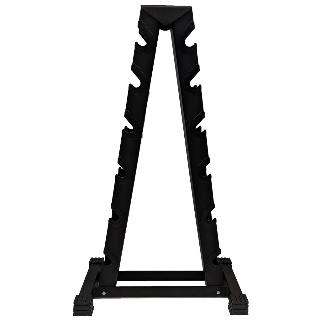 York 2-Sided A-Frame Dumbbell Rack - holds 6 pairs