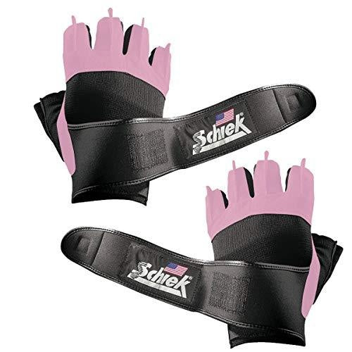 Platinum Gel Lifting Gloves with Wrist Wraps - Pink