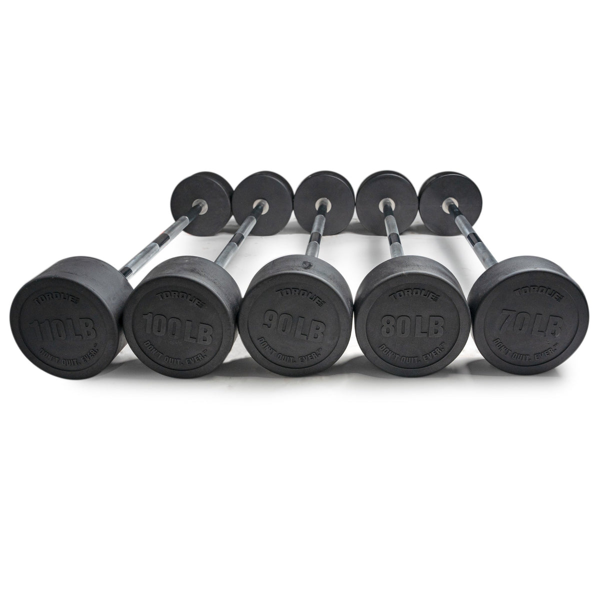 Torque Rubber Pro-Style Straight Fixed Barbell