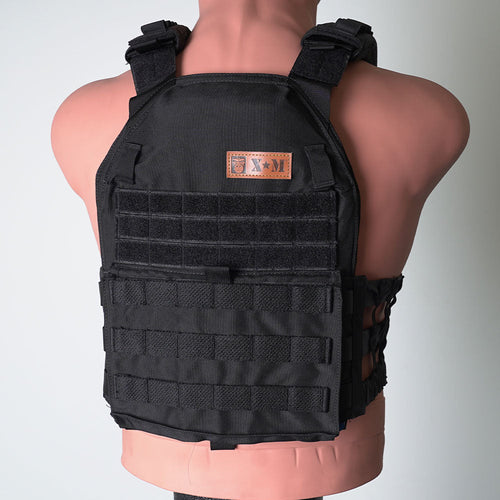 XM Fitness Tactical Weighted Vest BLACK