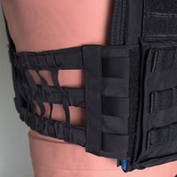 XM Fitness Tactical Weighted Vest BLACK - 10 to 40 lbs