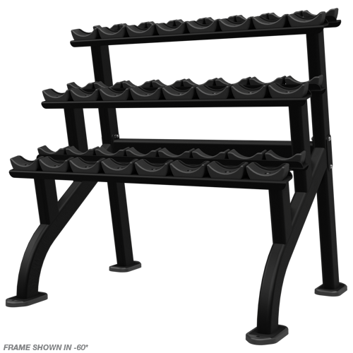 Nautilus Beauty Bell Rack 3 Tier (12 Pair)