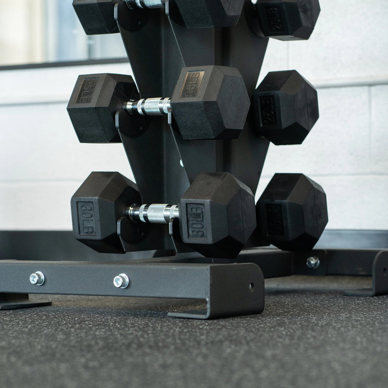 Torqu Rack Torque Vertical Dumbbell Rack - 10 Pair (High Wear Black)
