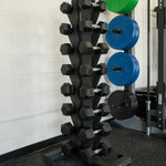 Torque Vertical Dumbbell Rack - 8 Pair (High Wear Black)