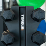 Torque Vertical Dumbbell Rack - 10 Pair (High Wear Black)