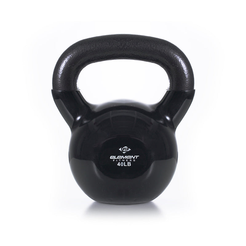 Element Black Vinyl Kettlebells 5-75 lbs
