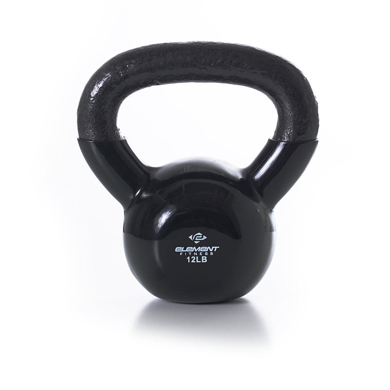 Element Black Vinyl Kettlebells 5-75 lbs