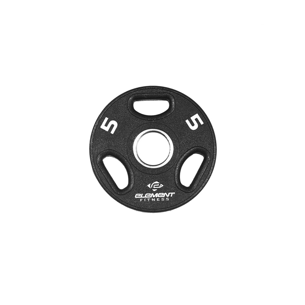 Element Virgin Rubber Olympic Plate & Bar Set - 300lb