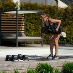 Nuobell 5-50 lb Adjustable Dumbbell Pair