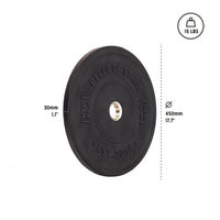 Bells of Steel Dead Bounce All Black Bumper Plates (Pairs)