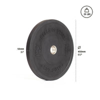 Bells of Steel Dead Bounce All Black Bumper Plates (Pairs)