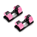 Nuobell 5-50 lb Adjustable Dumbbell Pair