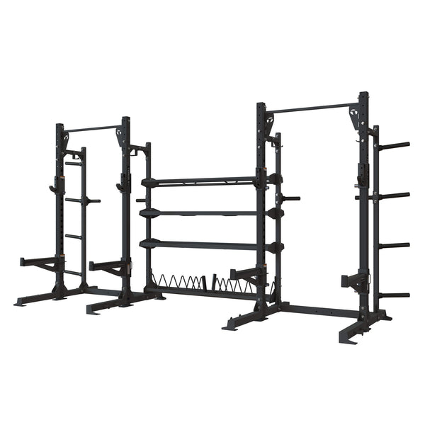 Torque TR1 Double Half Rack With Storage 8'