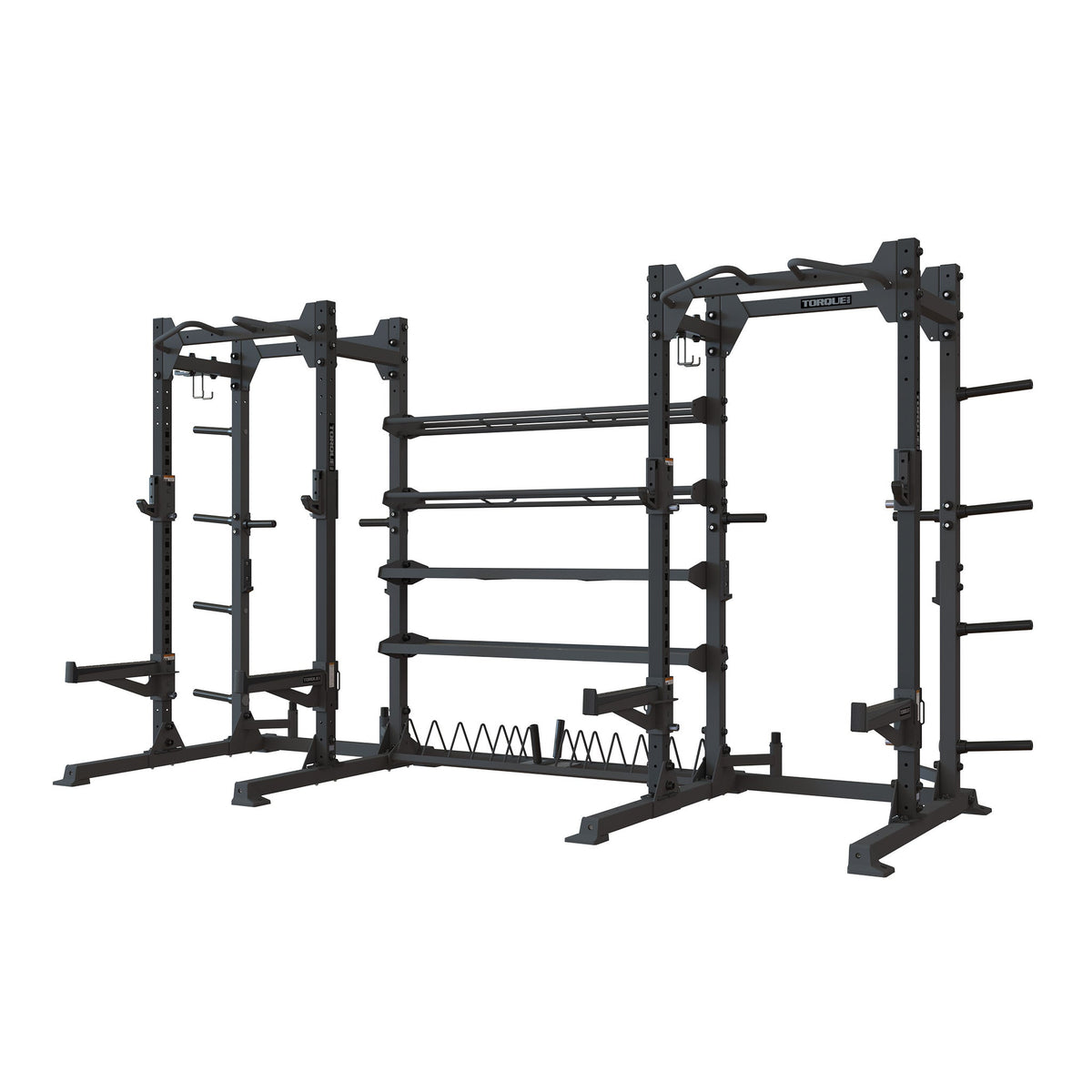 Double Rac Machine Torque TR2 Double Half Rack With Storage