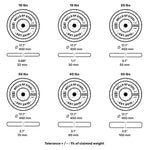 Crumb Rubber Bumper Plate Pairs