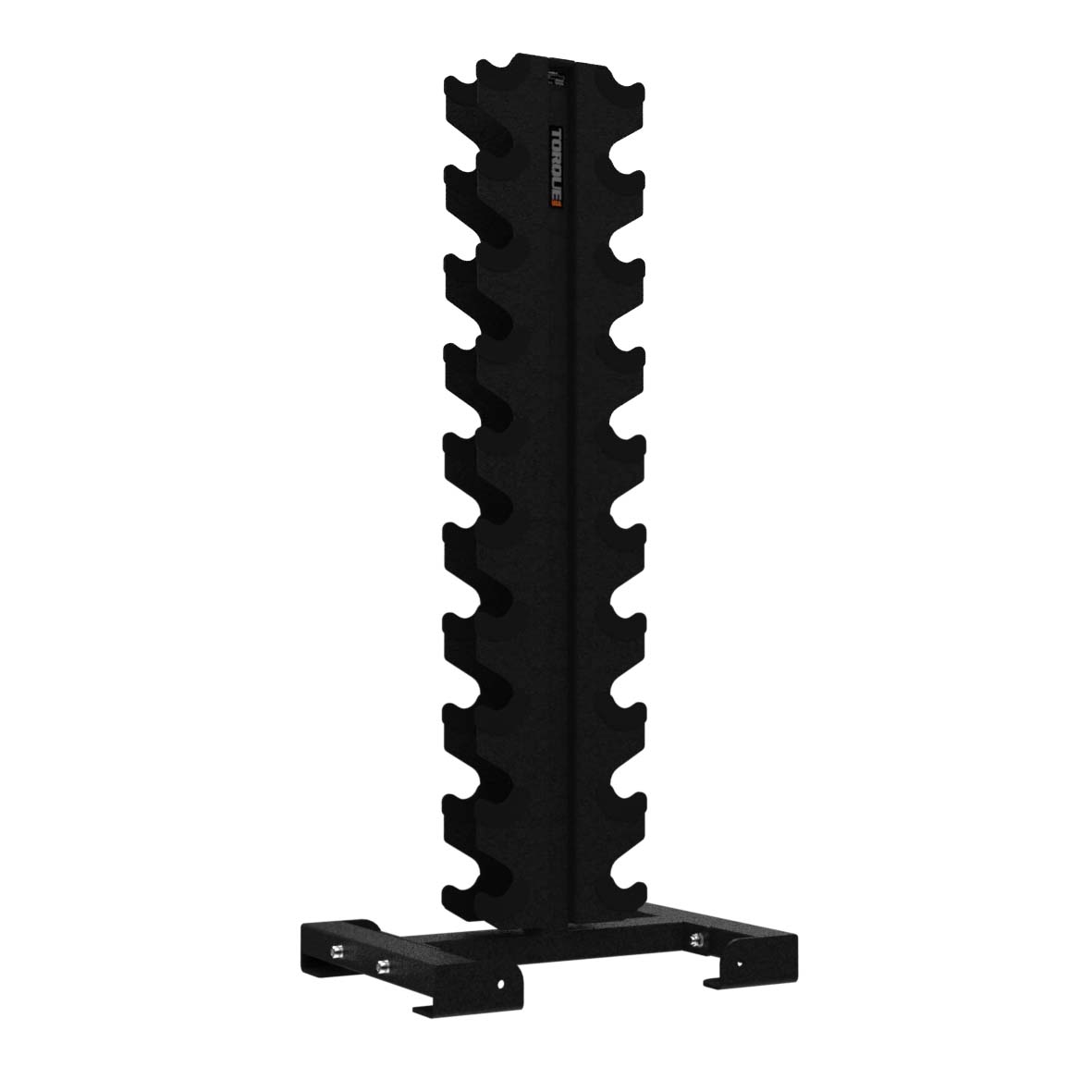 Torqu Dauble Rack Torque Vertical Dumbbell Rack - 10 Pair (High Wear Black)