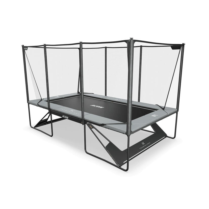 Acon X 17ft Trampoline with Enclosure - Black or Grey