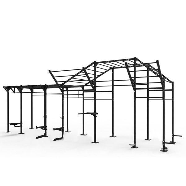 30 ft x 4 ft-6 ft x 12 ft Free Standing Monkey Bar Rig
