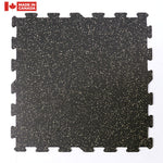 Gorilla 24" x 24" x 8mm Commercial Interlocking Rubber Tile Assorted Colours