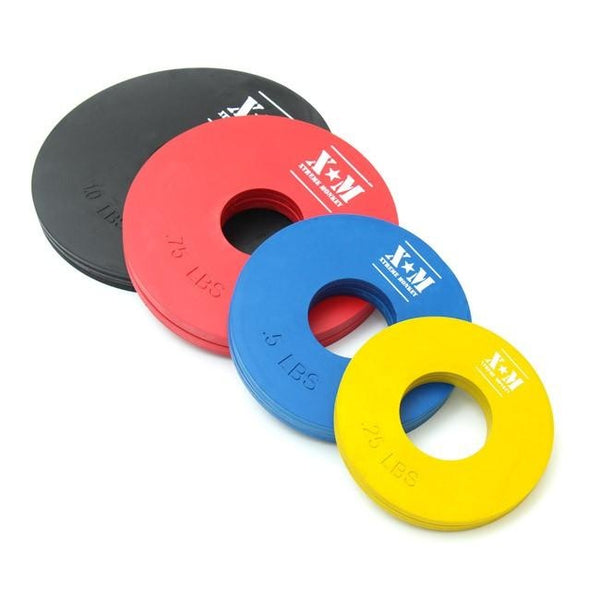 5lb Rubber Competition Fractional Weight Plate Set (2 each: .25, .5, .75, 1lb)