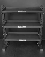 Iron Bull HDR Hex Dumbbell/Kettlebell Rack 42" | 3-Tier