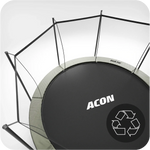 ACON Air 14ft Round Trampoline with Safety Net and Ladder GEN 2.0