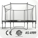 ACON Air 14ft Round Trampoline with Safety Net and Ladder GEN 2.0