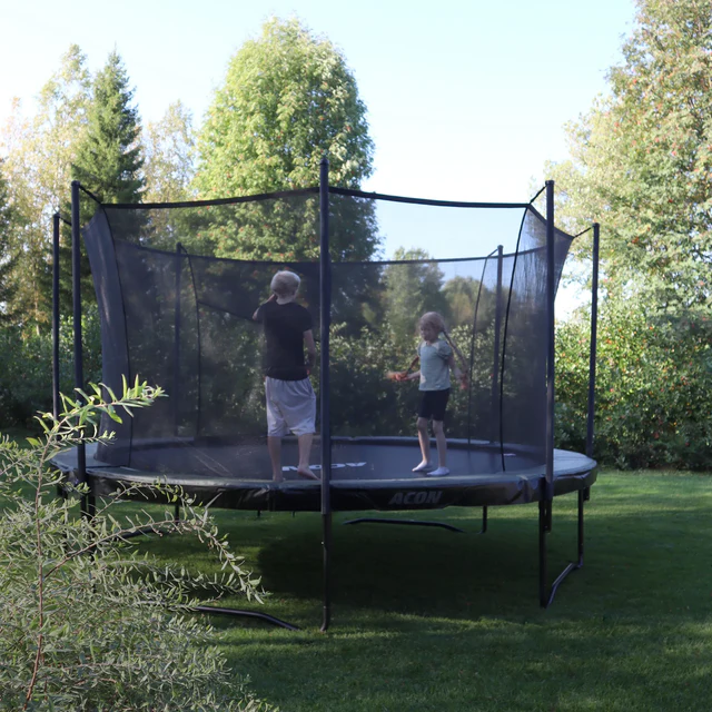 ACON Air 14ft Round Trampoline with Safety Net and Ladder GEN 2.0
