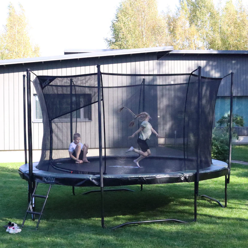 ACON Air 14ft Round Trampoline with Safety Net and Ladder GEN 2.0