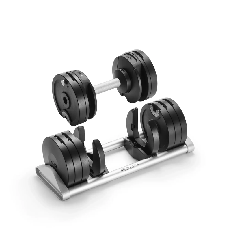 Nuobell 5-100lb Adjustable Dumbbell Pair - Classic
