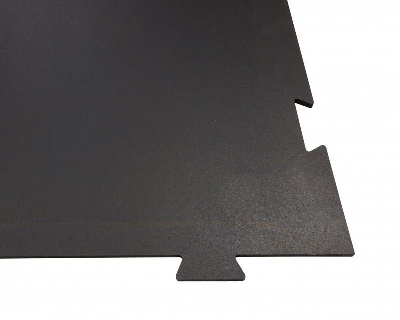 AKFIT Black Athletic Flooring 16.6" x 23.5" 6MM - 9PC PACK