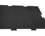 AKFIT Black Athletic Flooring 16.6" x 23.5" 6MM - 9PC PACK