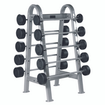 York ® ETS Fixed Straight & Curl Barbell Rack