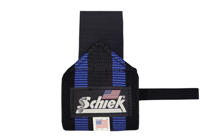 Schiek 12'' Heavy Duty Wrist Wraps - Blue