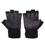 Schiek 540 Platinum Lifting Gloves with Wrist Wraps