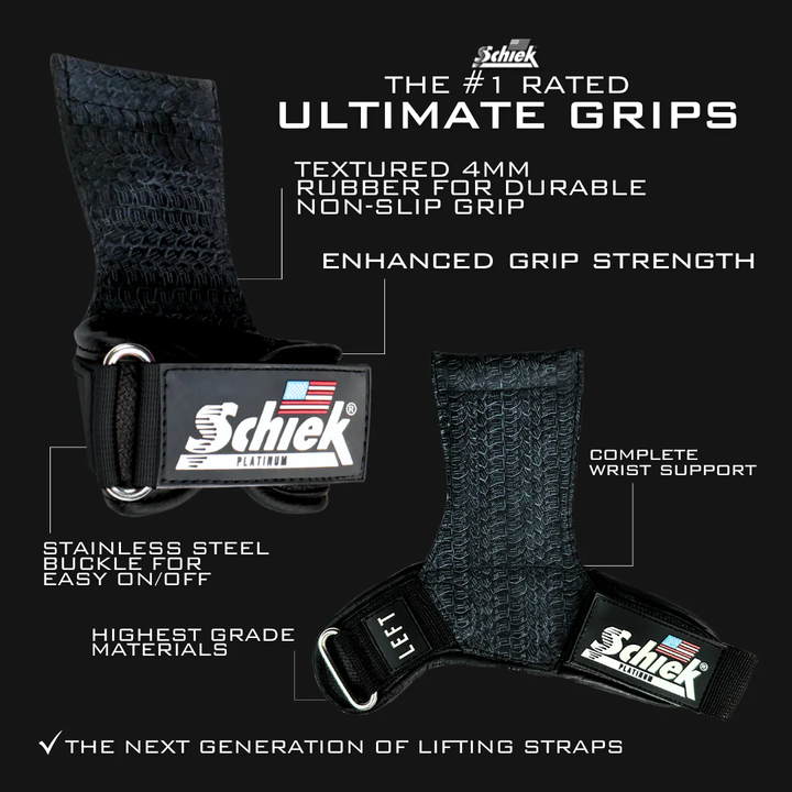 Schiek 1907 Platinum Edition Ultimate Grips - Black