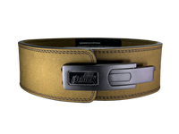 Schiek Leather Lever Competition Power Lifting Belt - Green/Gold