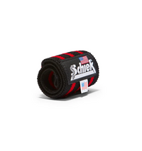 Schiek 12'' Heavy Duty Wrist Wraps - Black & Red