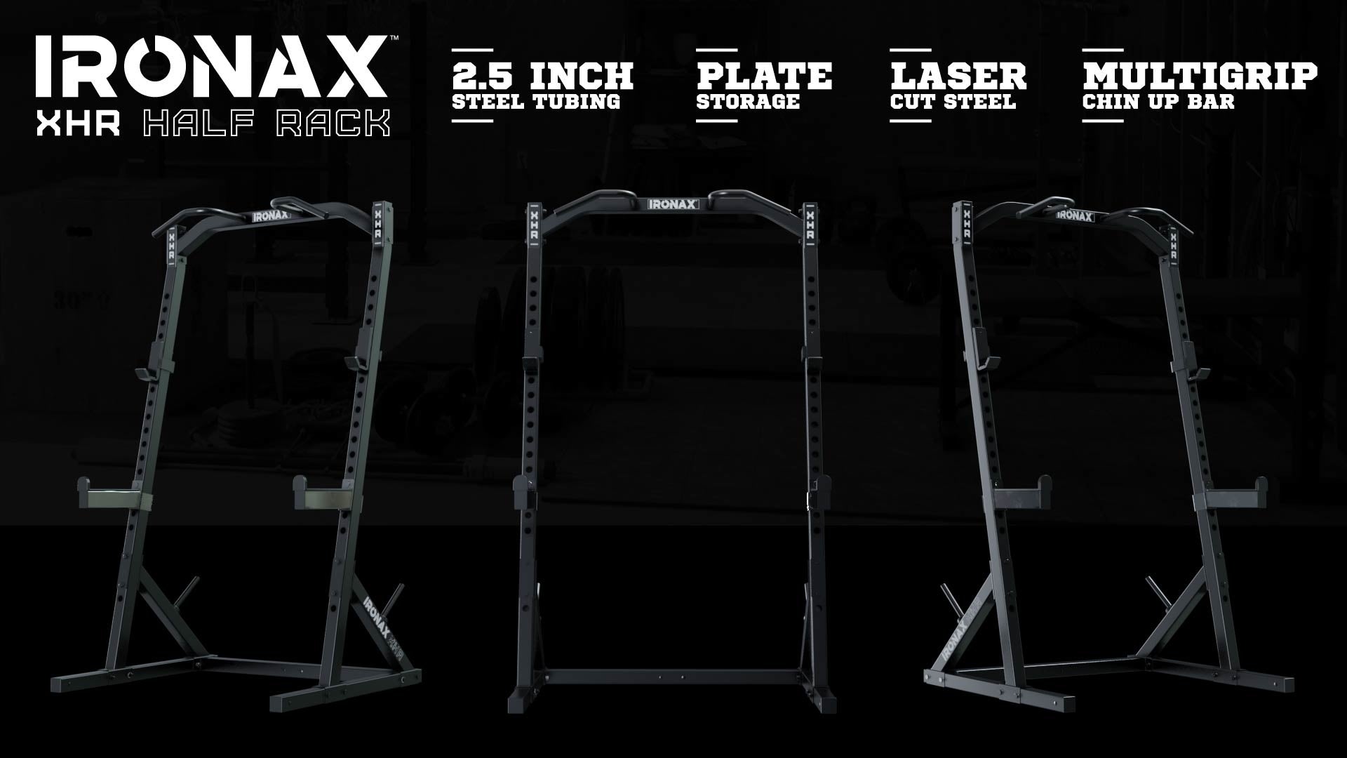 Ironax XHR Half Rack Shop Canadian AKFIT Fitness Specialty Store