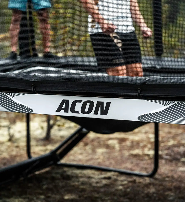 Acon X 17ft Trampoline with Enclosure Black or Grey AKFIT Fitness Specialty Store