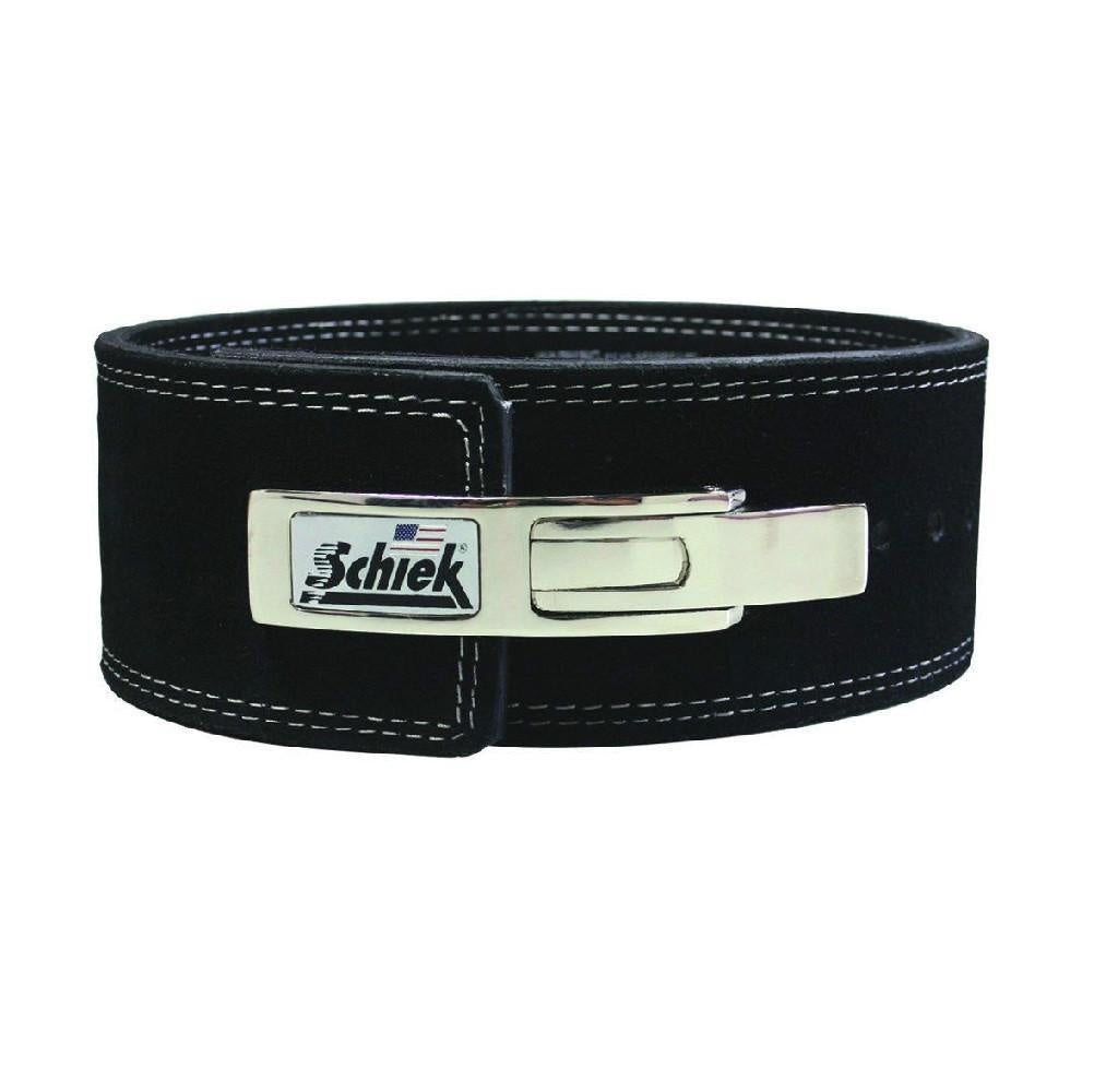 Leather Lever Competition Power Lifting Belt - Black