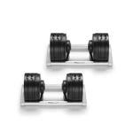 Nuobell 5-60lb Adjustable Dumbbell Pair - Classic